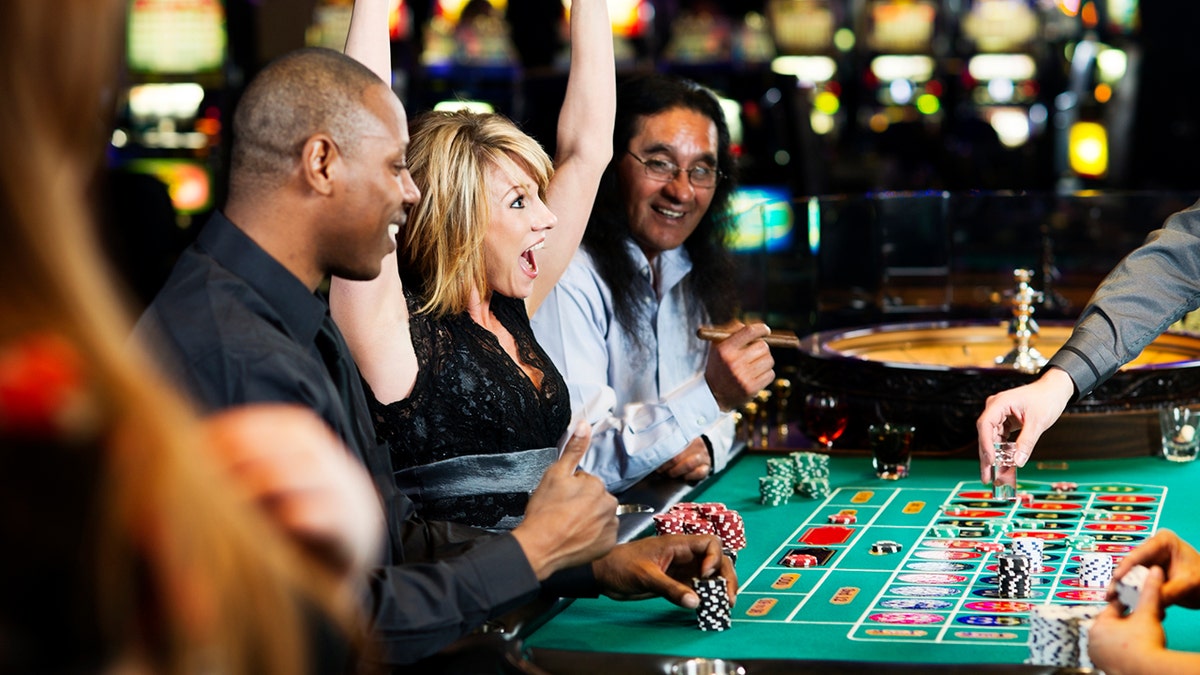 Celebrating Casino Win