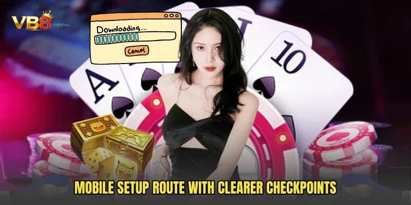 Mobile setup route with clearer checkpoints