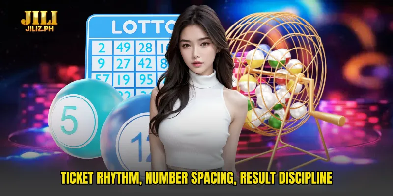 Ticket rhythm, number spacing, result discipline